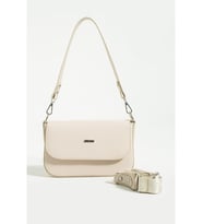 Just Polo Kadın Lakost Kumaş El Ve Omuz Çantası 236005MH (Taş)