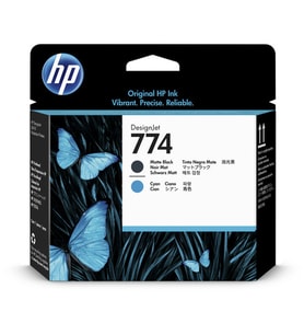 Hp 774 -P2W01A Oriinal Mat Siyah/Mavi Baskı Kafası