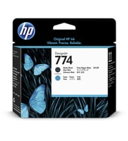 Hp 774 -P2W01A Oriinal Mat Siyah/Mavi Baskı Kafası