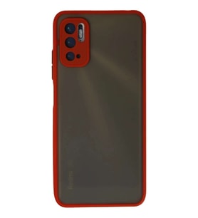 Redmi Note 10 5G Kılıf Montreal Silikon Kapak - Kırmızı