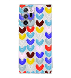 PrintiFy Samsung Galaxy Note 20 Ultra ile Uyumlu Water Color 1  Kamera Korumalı Şeffaf  Kılıf