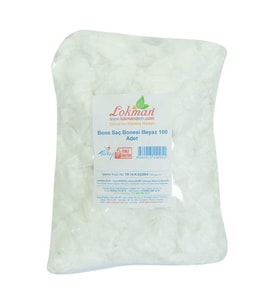 Bone Saç Bonesi Beyaz 100 Adet 1 Paket