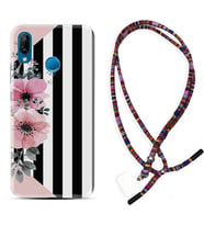 Huawei P20 Lite Mate 10 20 Lite Pro P40 Lite KılıfBoyun Asklı Rasta Silikon Flowers 4 1390