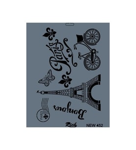Mey İthalat® Rich New Seri N-452 Stencil 35x25 cm