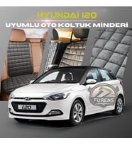 Hyundai İ20 Antrasit Renk Tay Tüyü Cepli & Terletmez Sırtlı Oto Koltuk Minder Seti - Koltuk Koruma Kılıfı (ÖN & ARKA TAM SET)
