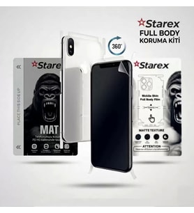 Honor 600 LİTE Uyumlu NANO Ekran Koruyucu MATTE HAYALET - Full Arka Kaplama 360 Koruma STAREX