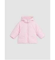 LC WAIKIKI Pembe Kapüşonlu Kız Çocuk Mont