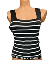  Kare Yaka Atlet Triko Bluz Crop S / M / L Beden Uyumlu (Beyaz-Siyah)