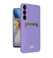 Samsung Galaxy A26 Kılıf Kelvin Kartvizitli Silikon - Lila