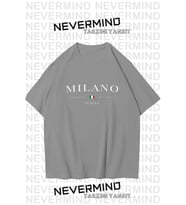 Unisex Baskılı Oversize %100 Pamuk T-shirt (Antrasit)
