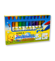 Dong-A Jumbo Yıkanabilir Keçeli Boya Kalemi 12 Renk