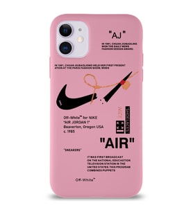 Apple iPhone 11 Uyumlu Lansman Kılıf Sneakers Tasarımlı Altı Kapalı İçi Kadife Kaplı Silikon Kapak (Şeffaf)