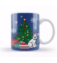 Snowy Around The Christmas Tree TinTin Kupa Bardak Porselen