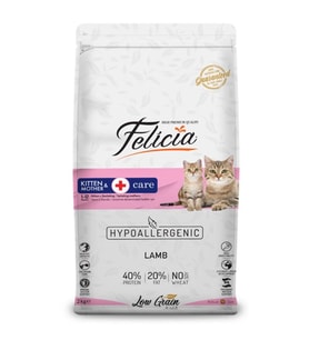 Felicia Düşük Tahıllı Kitten Kuzu Etli Yavru Kedi Maması 2 Kg