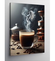 Kanvas Tablo Kahve Temalı