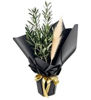 BUKET KAGIDINDA ZEYTİN AGACI TASARIM