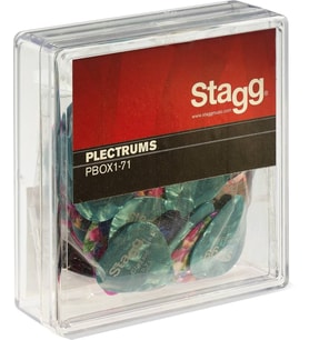 STAGG PBOX1-71 0.71 MM GİTAR PENASI (100'LÜ KUTU)
