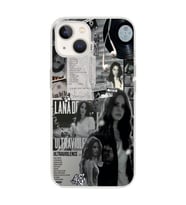 Iphone 14 Uyumlu Lana Del Rey Desenli Şeffaf Telefon Kılıfı