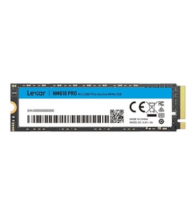 Lexar NM610PRO 500GB PCIe Gen3 x4 Okuma 3300MB – Yazma 1700MB M.2 SSD (LNM610P500G-RNNNG)