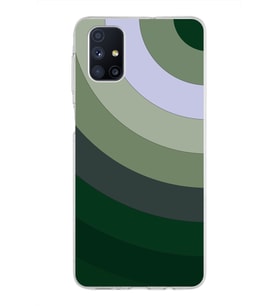 Samsung Galaxy M51 Kapak Renk Cümbüşü Tasarımlı Şeffaf Silikon Kılıf