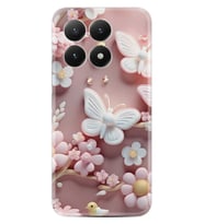 Xiaomi 15T Pro Kılıf Boutique Baskılı Resimli Pembe Kelebekler Pcode -088