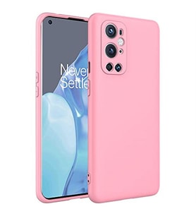 Coverzone One Plus 9 Pro ?le Uyumlu K?l?f Z-Mara Lansman Vieri Tam Koruma Arka Kapak Kamera Koruma �?k?nt?l? P�r�zs�z Y�zey Pembe