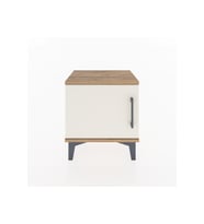 Arges Komodin Tek Raflı Tek Kapaklı 44x30x48 Çam-Aytaşı