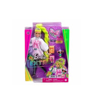 Barbie Extra - Neon Saçlı Bebek HDJ44