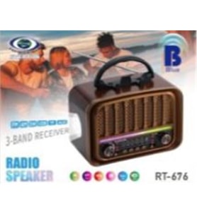 Everton RT-676 Bluetooth (rgb) Fenerli Usb-Micro Sd Nostaljik Radyo