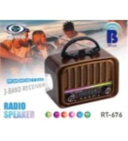 Everton RT-676 Bluetooth (rgb) Fenerli Usb-Micro Sd Nostaljik Radyo