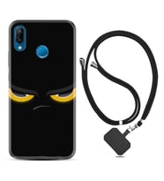 Huawei P20 Lite Mate 10 20 Lite Pro P40 Lite KılıfBoyun Askılı Silikon Black Eyes 1644