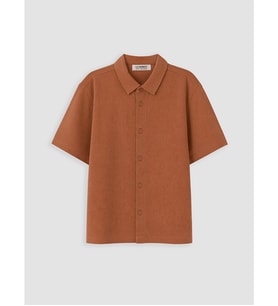 LCW Kids Kahverengi Poplin Erkek Çocuk Gömlek