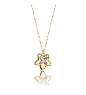 Moon's Star Gümüş Kolye