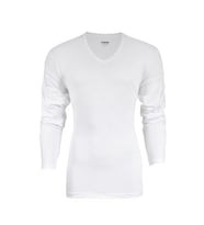 Yıldız 350 Likralı V Yaka Uzun Kollu Erkek Body T-Shirt