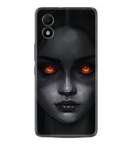 TCL 303 Kılıf Resimli Desenli Silikon Platinium Series Dark Woman 1887