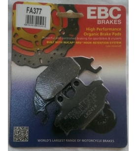 Ebc Fa377 2012-2015 SYM Wolf SB 250 NI Uyumlu Arka Fren Balatası Organik Balata