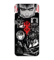 Samsung Galaxy A70 Uyumlu Berserk Anime Tasarımlı Şeffaf Telefon Kılıfı