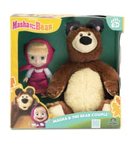 Masha ile Koca Ayı 20 cm Peluş 12 cm Bebek Seti MHA21000