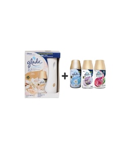 Glade Otomatik Sprey+ Ipeksi Vanilya + Temizliğin Ferahlığı X Lavanta Ferahlığı X Meyve & Çiçek Buketi = 3 X 269 Ml