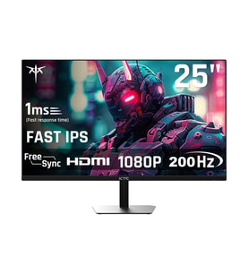 KTC H25T7 24.5" 200Hz 3ms 1920×1080 FHD Fast IPS Flat Oyuncu Monitör