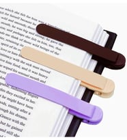 Adet Otomatik Kitap Ayracı Silikon, Okumak Için Kitap Işaretleri Akıllı Ayraç