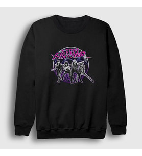 Presmono Unisex Siyah Band Steel Panther Sweatshirt 375897tt