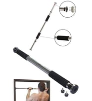 Ultra Dayanıklı Kapı Arası 80-130cm Ayarlanabilir Barfiks Barı Çift Süngerli Çelik Barfix Demiri
