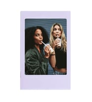 Instax Mini Film Uyumlu Lila Katlanılabilir Fotoğraf Çerçevesi
