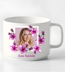 Kişiye Özel Fotoğraf Tasarımlı nescafe ve Çay Fincanı