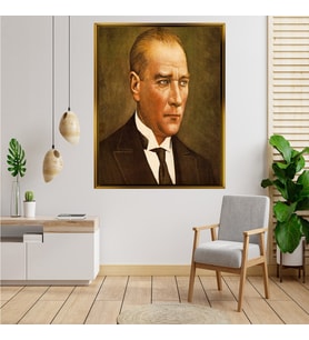 ÇERÇEVELİ ATATÜRK TABLO S581