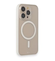İPhone 15 Pro Uyumlu Beyaz Magsafe Özellikli Gora Kılıf