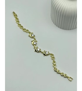 Xuping Ymz Gold Yunus Balığı Bileklik 25-ymzb73