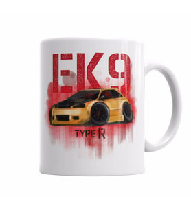 Honda Civic EK9 Type R  Kupa  Bardak Porselen