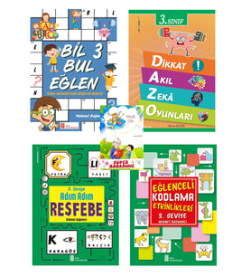 Ata 3.Sınıf Yaza Eğlenerek Öğreniyorum Tatil Seti (Beyaz)